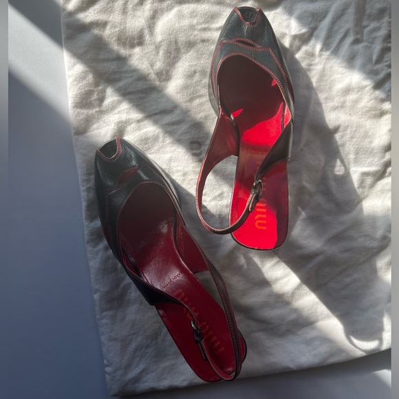 MIU MIU platforms black size EU41, US 10-10.5 - Picture 15 of 15